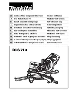 Makita BLS713 Instruction Manual предпросмотр