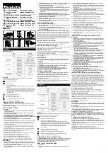 Makita BML803 Instruction Manual preview