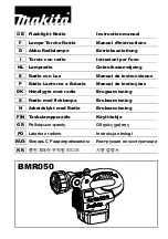 Makita BMR050 Instruction Manual preview