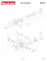 Preview for 1 page of Makita BMR100 Parts Breakdown