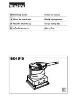 Preview for 1 page of Makita BO4510 Instruction Manual