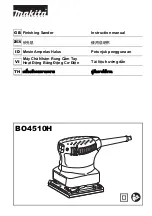 Makita BO4510H Instruction Manual preview