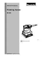 Makita BO4540 Instruction Manual preview