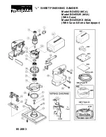 Makita BO4552 Parts Manual preview
