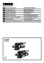 Preview for 1 page of Makita BO5041K Instruction Manual