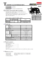 Preview for 1 page of Makita BPB180 Technical Information