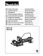 Preview for 1 page of Makita BPJ140 Instruction Manual