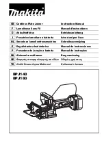 Makita BPJ180RFJ Instruction Manual предпросмотр