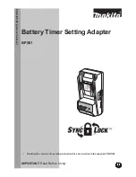 Preview for 1 page of Makita BPS01 Original Instructions Manual