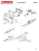 Makita BSS501 Parts Breakdown preview