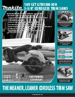 Makita BSS501 Specifications preview
