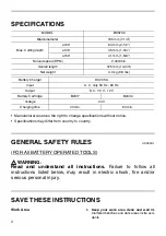 Предварительный просмотр 2 страницы Makita BSS730 Instruction Manual