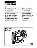 Preview for 1 page of Makita BST220 Instruction Manual