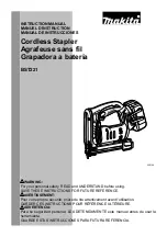 Предварительный просмотр 1 страницы Makita BST221 Instruction Manual