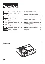 Preview for 1 page of Makita BTC04 Instruction Manual