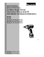 Makita BTD062 Instruction Manual preview