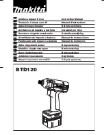 Предварительный просмотр 1 страницы Makita BTD120 Instruction Manual