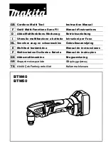 Makita BTM40 Instruction Manual preview