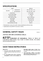 Preview for 2 page of Makita BTW070Z Instruction Manual