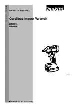 Makita BTW104Z Instruction Manual предпросмотр