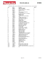 Preview for 2 page of Makita BTW253 Parts Breakdown