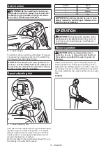 Предварительный просмотр 10 страницы Makita BU02 Instruction Manual