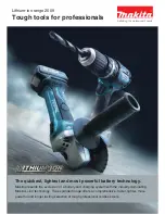 Makita BUB182Z Catalog предпросмотр