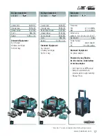 Предварительный просмотр 19 страницы Makita BUB182Z Catalog