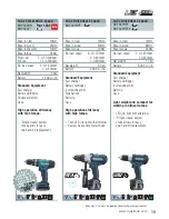 Предварительный просмотр 21 страницы Makita BUB182Z Catalog