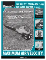 Preview for 1 page of Makita BUB360Z2C Manual