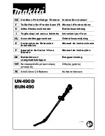 Makita BUN490 Instruction Manual предпросмотр