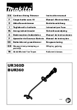 Preview for 1 page of Makita BUR360 Instruction Manual