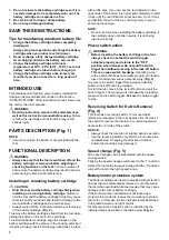 Preview for 6 page of Makita BUX361 Instruction Manual