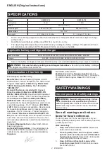 Preview for 2 page of Makita BV4500-118 Instruction Manual