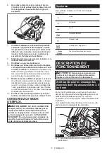 Предварительный просмотр 17 страницы Makita CA5000X Instruction Manual