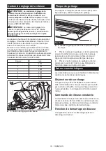 Предварительный просмотр 19 страницы Makita CA5000X Instruction Manual