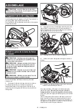 Предварительный просмотр 20 страницы Makita CA5000X Instruction Manual