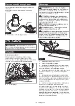 Предварительный просмотр 22 страницы Makita CA5000X Instruction Manual