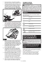 Предварительный просмотр 29 страницы Makita CA5000X Instruction Manual