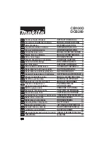 Preview for 1 page of Makita CB100D Instruction Manual