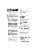 Предварительный просмотр 52 страницы Makita CB100D Instruction Manual