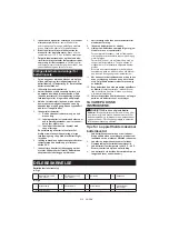 Предварительный просмотр 215 страницы Makita CB100D Instruction Manual