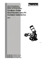 Preview for 1 page of Makita CC01 Instruction Manual