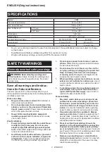Preview for 2 page of Makita CC02 Instruction Manual