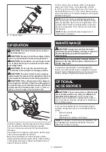 Preview for 9 page of Makita CC02 Instruction Manual