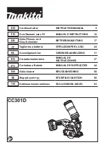 Makita CC301D Instruction Manual preview