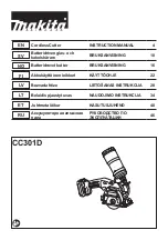 Makita CC301DZ Instruction Manual preview