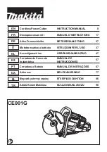 Makita CE001GT202X20 Instruction Manual preview