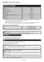 Preview for 17 page of Makita CE001GT202X20 Instruction Manual