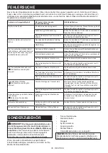 Preview for 36 page of Makita CE001GT202X20 Instruction Manual